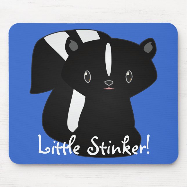 Alfombrilla De Ratón Bebé Skunk Mousepad (Frente)