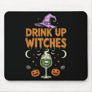 Alfombrilla De Ratón Beber brujas Gorra morado Halloween Halloween Hall