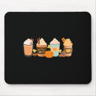 Alfombrilla De Ratón Beber de calabaza caliente especias latas de latte