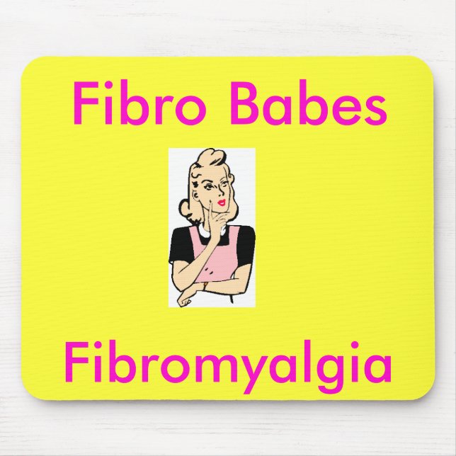 Alfombrilla De Ratón Bebés fibro, Fibromyalgia (Frente)