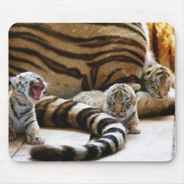Alfombrilla De Ratón Bebés Mousepad del tigre (Frente)