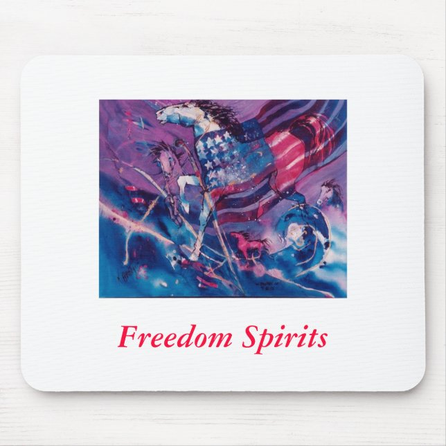 Alfombrilla De Ratón Bebidas espirituosas de la libertad (Frente)