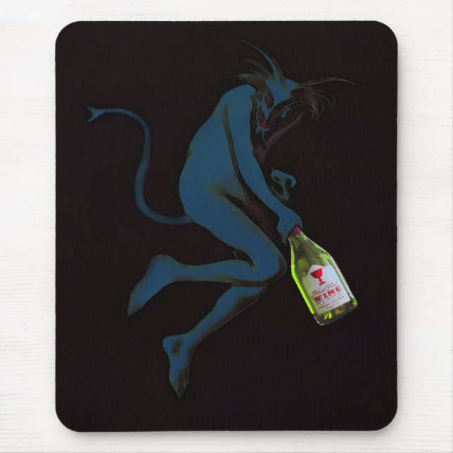 Alfombrilla De Ratón Bebiendo el diablo ~ Mousepads (Frente)