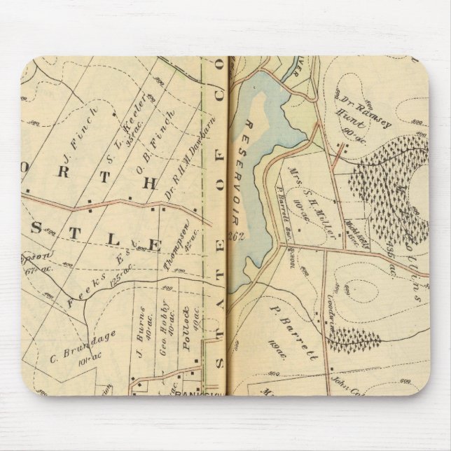 Alfombrilla De Ratón Bedford, Nueva York 5 (Frente)