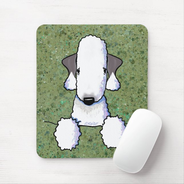 Alfombrilla De Ratón Bedlington Terrier Mouse Pad (Con ratón)