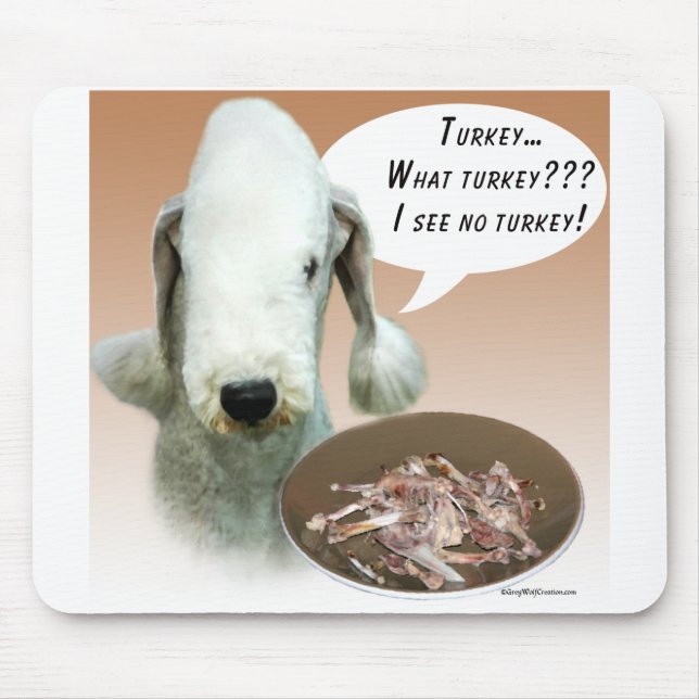 Alfombrilla De Ratón Bedlington Terrier Turkey (Frente)