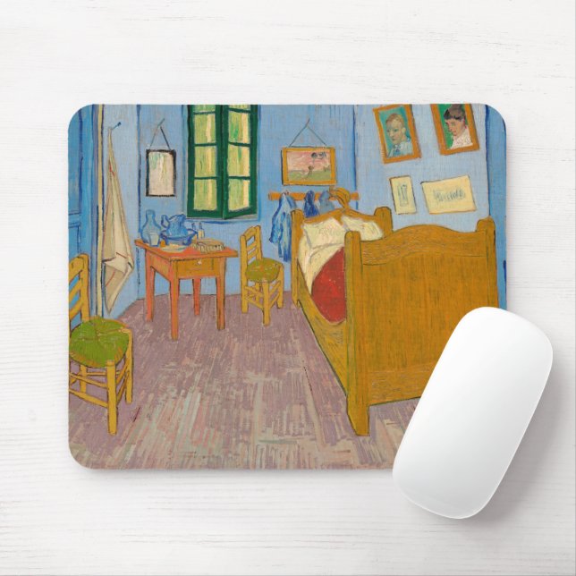 Alfombrilla De Ratón Bedroom in Arles | Vincent Van Gogh (Con ratón)