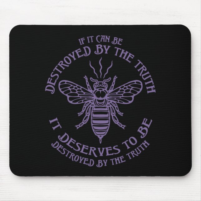 Alfombrilla De Ratón Bee La Verdad (Frente)
