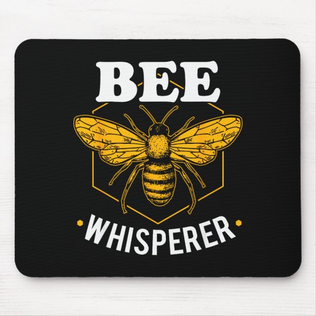 Alfombrilla De Ratón Bee Whisperer - Funny Beekeeng &amp; Beekeeper  (Frente)