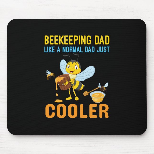 Alfombrilla De Ratón Beekeeper Gift | BeeKeeping Dad Cooler (Frente)