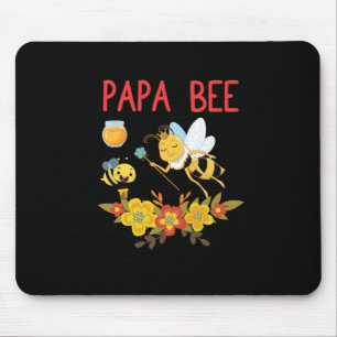 Alfombrilla De Ratón Beekeeper Gift Flores de abeja de papá