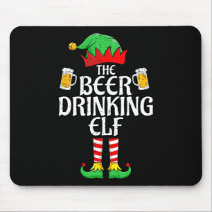 Alfombrilla De Ratón Beer Beer Elf Navidades de grupo familiar