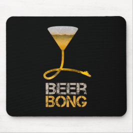 Alfombrilla De Ratón Beer bong para vacaciones de primavera y una fiest