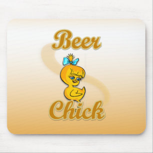 Alfombrilla De Ratón Beer Chick
