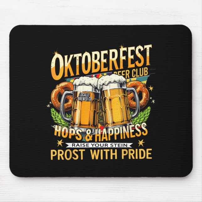 Alfombrilla De Ratón Beer Club Prost With Pride Gift Drinking Team  (Frente)