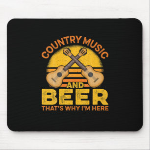 Alfombrilla De Ratón Beer Drinker Country Music and Beer Birthday