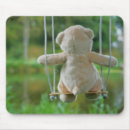 Alfombrilla De Ratón Beer op schommel vanaf de rug.