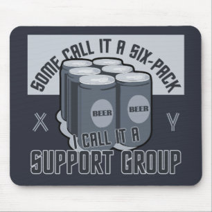 Alfombrilla De Ratón Beer Six Pack personalizado mousepad