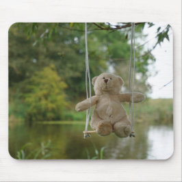 Alfombrilla De Ratón Beertje op schommel aan boom