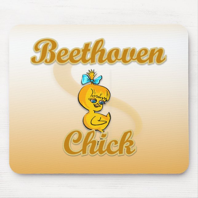 Alfombrilla De Ratón Beethoven Chick (Frente)