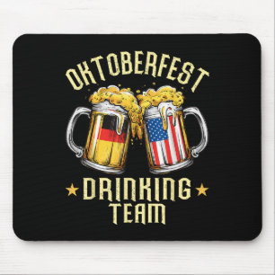 Alfombrilla De Ratón Being Team Beer Mugs Adultos Alemanes Americanos