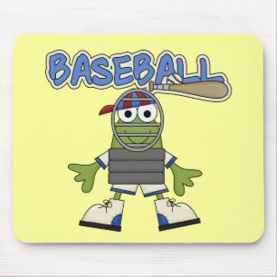 Alfombrilla De Ratón Béisbol de la rana - camisetas y regalos del