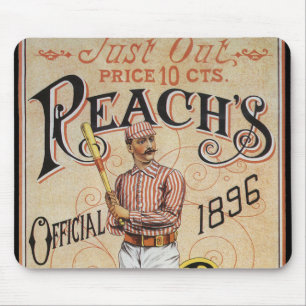 Alfombrilla De Ratón Béisbol deportivo vintage, arte de portada de la g