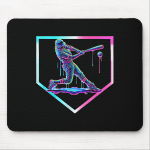 Alfombrilla De Ratón Béisbol Drip Ice Cream Béisbol Home Plate Boys B