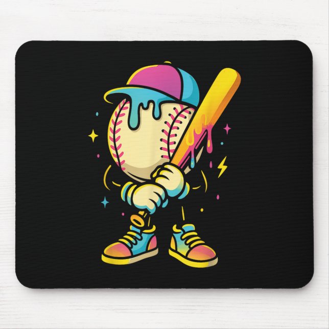Alfombrilla De Ratón Béisbol Estilo de vida 101 Apósito de béisbol juve (Frente)