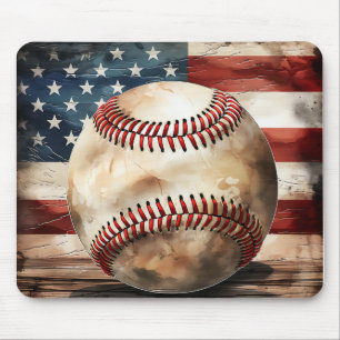 Alfombrilla De Ratón Béisbol Mouse Pad de Estados Unidos