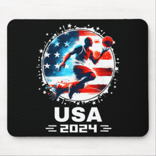 Alfombrilla De Ratón Béisbol Usa Flying Bisonrel 2024 Equipo Béisbol Us