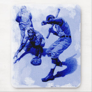 Alfombrilla De Ratón Béisbol Vintage Mouse Pad