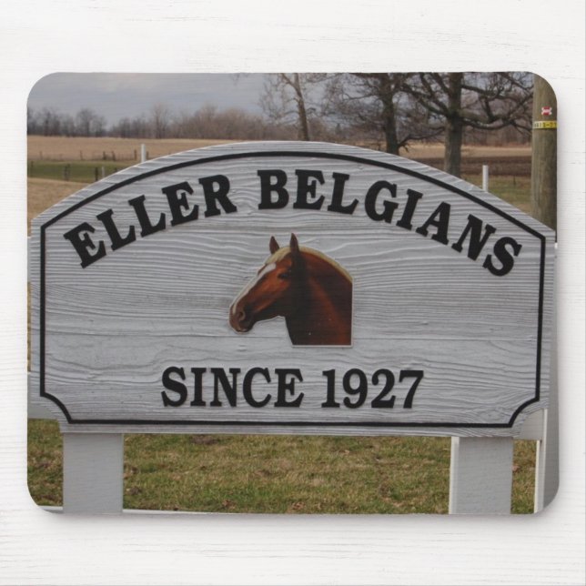 Alfombrilla De Ratón Belgas Mousepad de Eller (Frente)