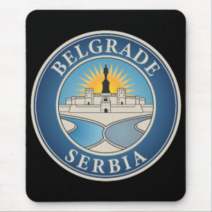 Alfombrilla De Ratón Belgrado Serbia Europa del Este