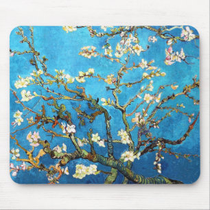 Alfombrilla De Ratón Bella Artes de Van Gogh, un árbol de almendras fl