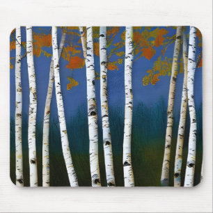 Alfombrilla De Ratón Bella Birch de Otoño