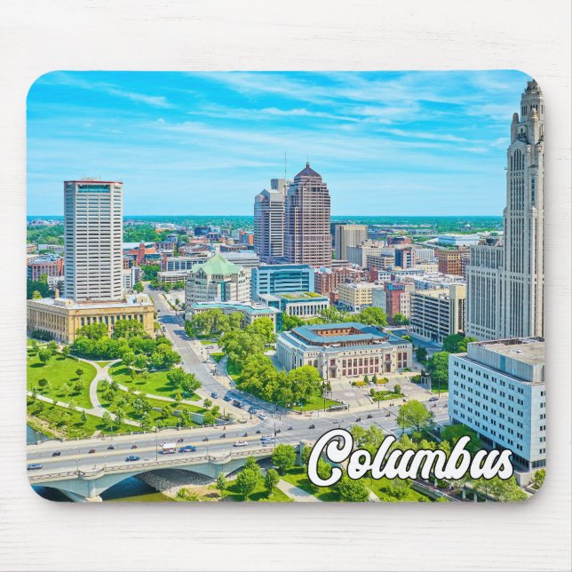 Alfombrilla De Ratón Bella Colón, Ohio, Estados Unidos (Frente)