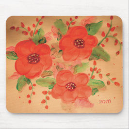 Alfombrilla De Ratón Bella roja para la almohadilla del ratón