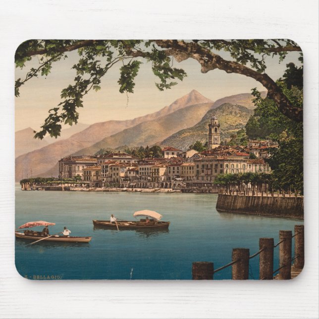 Alfombrilla De Ratón Bellagio I, lago Como, Lombardía, Italia (Frente)