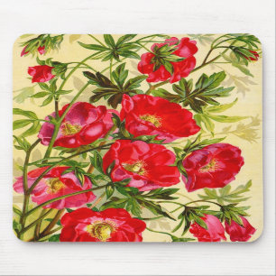 Alfombrilla De Ratón Bellas Vintadas Mousepad Floral