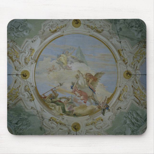 Alfombrilla De Ratón Bellerophon que monta Pegaso, c.1746-47 (fresco) (Frente)