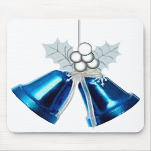 Alfombrilla De Ratón Belles Azules Y Mousepad De Holly Blanco