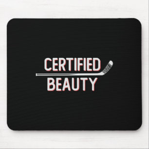 Alfombrilla De Ratón Belleza Certificada Divertido Argot de Hockey sobr