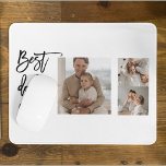 Alfombrilla De Ratón Belleza Collage Foto Mejor Regalo De Papá Nunca<br><div class="desc">Beauty Collage Photo Best Dad Ever Gift es un regalo personalizado que combina belleza y valor sentimental para crear un regalo significativo para tu padre. El regalo es un collage de fotos cuidadosamente seleccionadas de ti y de tu padre, arreglado de una manera hermosa y artística. Las fotos pueden ser...</div>