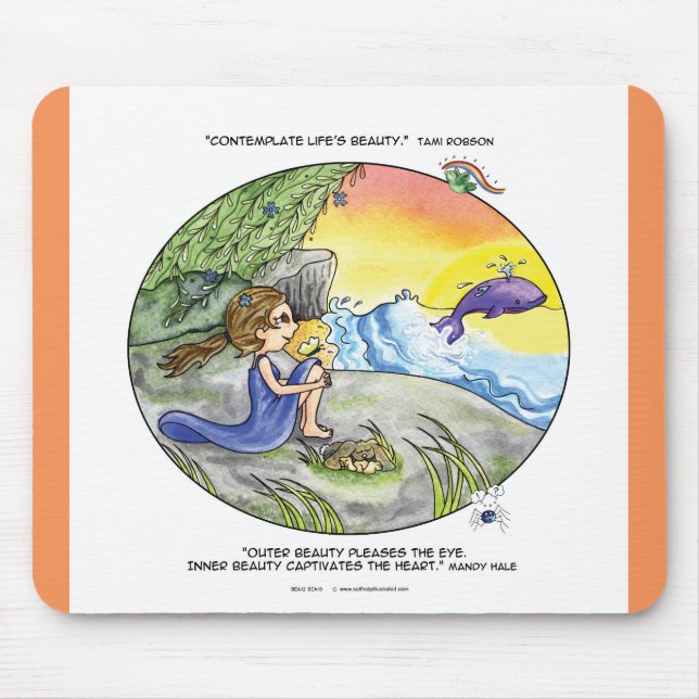 Alfombrilla De Ratón Belleza interna MousePad (Frente)