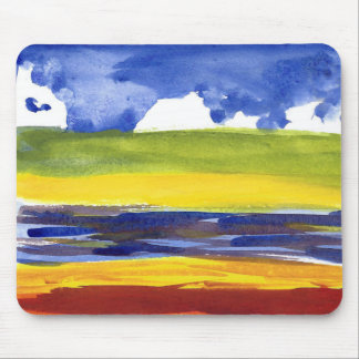 Alfombrilla De Ratón Bello Artes Mousepad de la acuarela del estilo de