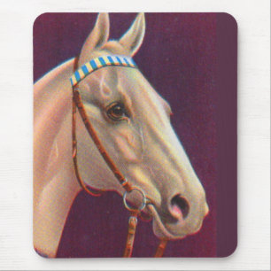 Alfombrilla De Ratón bello caballo blanco