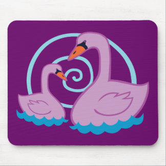 Alfombrilla De Ratón Bellos Cisnes