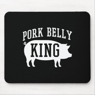 Alfombrilla De Ratón Belly de cerdo King Funny Byrbecue