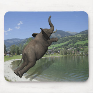 Alfombrilla De Ratón Belly Flop Elephant